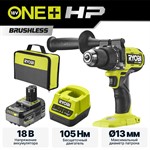 Дрель-шуруповерт ударная RYOBI RPD18X1-1C50S система ONE +