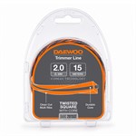 Леска для триммера (2,0 мм, 15 м, витой квадрат) DAEWOO