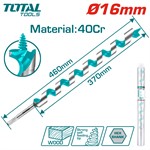 Сверло по дереву спираль Левиса TOTAL TAC3516