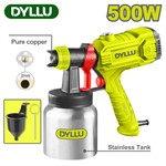 Краскораспылитель электрический  DYLLU  (500Вт, 800мл, 120 DIN, сопло 2 мм)