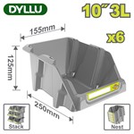 Набор контейнеров для хранения 250x155x125мм DYLLU DTTB0603 (6шт)