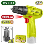 Дрель-шуруповерт аккумуляторная DYLLU DTCDS518