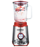 Блендер настольный Centek CT-1327 (1000 Вт, 3 скор.+импульс, cтекл. стакан 1,5л, тройное лезвие)