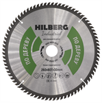 Диск пильный Hilberg Industrial Дерево 260*30*80Т