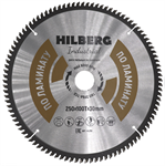 Диск пильный по ламинату Hilberg Industrial 250*30 мм, 100Т зубов