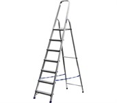 Лестница-стремянка Dogrular Ярус 208 см, 10 ступеней, 11,18 кг  (стальная, макс. нагрузка 150 кг)