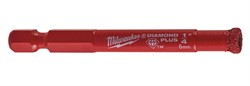 Коронка алмазная для керамогранита MILWAUKEE DIAMOND PLUS 6 мм