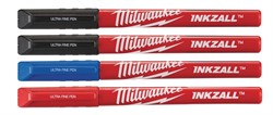 Маркеры MILWAUKEE INKZALL со сверхтонким пером 0,6 мм (4 шт.)