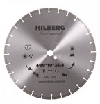 Диск алмазный по железобетону 400*25,4x12*10 Hilberg Hard Materials Лазер
