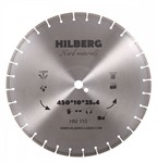 Диск алмазный по железобетону 450*25,4x12*10 Hilberg Hard Materials Лазер