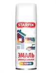 Краска-эмаль аэроз. универсальная белый матовый STARFIX 520мл (9003)