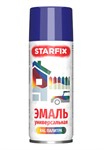 Краска-эмаль аэроз. универсальная чернильный глянец STARFIX 520мл (5022) 