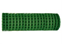 Решетка заборная в рулоне, 1,8х25 м, ячейка 90х100 мм, пластиковая, зеленая