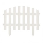 Забор декоративный "Винтаж", 28 х 300 см, белый, Palisad