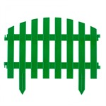Забор декоративный "Винтаж", 28 х 300 см, зеленый, Palisad