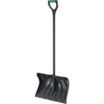 Лопата для уборки снега пластиковая, 500 х 325 х 1300 мм, металлопластиковый черенок, Palisad