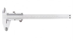 Штангенциркуль, 250 мм, цена деления 0.02 мм, точность 0,05 мм,металлический, с глубиномером Matrix