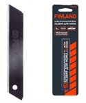Лезвия для ножа FINLAND, 18 мм сегментированные, вороненые 5 шт.