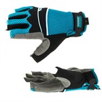 Перчатки комбинированные облегченные, открытые пальцы, XL, AKTIV Gross
