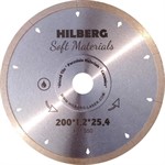 Диск алмазный 200 мм  Hilberg сплошной, ультратонкий 1,2 мм