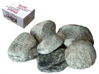 Камень для бани Родингит, обвалованный, коробка по 20 кг, ARIZONE