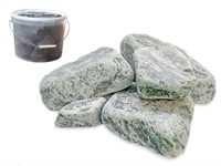 Камень для бани Серпентинит, обвалованный, ведро по 10 кг, ARIZONE