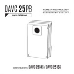 Фильтр-мешок бумажный DAEWOO DAVC 25PB (3 шт. )