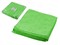 Набор салфеток из микрофибры Solid (Cолид) 20 шт., 29х29 см, универсальные, зелёные, PERFECTO LINEA - фото 103864
