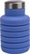 Бутылка для воды силиконовая складная с крышкой, 500 мл, фиолетовая - фото 127446