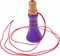 Деревянный свисток-дудочка на шнурке, фиолетовый - фото 127449