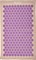 Коврик акупунктурный Нирвана 72*44 см, бежевый, фиолетовые шипы, премиум-серия, BRADEX - фото 127950
