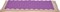 Коврик акупунктурный Нирвана 72*44 см, бежевый, фиолетовые шипы, премиум-серия, BRADEX - фото 127955