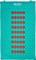 Коврик акупунктурный 65*40 см, Нирвана с магнитами, бирюзовый, BRADEX - фото 128105