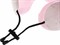 Дорожная подушка-подголовник для шеи с завязками, серо-розовая, BRADEX  - фото 128275