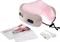 Дорожная подушка-подголовник для шеи с завязками, серо-розовая, BRADEX  - фото 128276