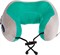 Дорожная подушка-подголовник для шеи с завязками, серо-зелёная, BRADEX - фото 128321