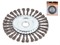 Щетка дисковая косич.180ммх22мм GEPARD (GP0894-180) (плоская, для УШМ, в блистере) - фото 131420