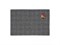 Коврик придверный ячеистый, грязесобрный, 80х120х1,6 см, черный, VORTEX (ВОРТЕКС) - фото 132587