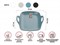 Тарелка-блюдо керамическая, 19х18.5х4.7 см, серия ASIAN, голубая, PERFECTO LINEA - фото 134402