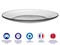 Тарелка десертная стеклянная, 190 мм, серия Lys Clear, DURALEX (Франция) - фото 134626
