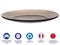 Тарелка десертная стеклянная, 190 мм, серия Lys Creole, DURALEX (Франция) - фото 134627