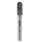 Борфреза D8 мм по металлу твердосплавная, цилиндрическая закругленная, тип-А, хв. 6 мм, Denzel