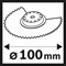 Пильный диск сегментированный BIM ACZ 100 BB, Wood and Metal 100 mm (BOSCH)