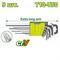 Набор ключей Torx T10-T50 мм DYLLU DTHK3292 (9 шт.) - фото 166561