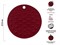 Коврик под горячее силиконовый, круглый, 17.5 х 0.2 см, BURGUNDY, PERFECTO LINEA - фото 179075