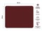 Коврик для выпечки и жарки силиконовый, прямоугольный, 38 х 30 см, BURGUNDY, PERFECTO LINEA - фото 179370