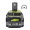 ONE + / Аккумулятор 18 В, 4 А/ч, индикатор уровня заряда RYOBI RB1840T - фото 186141
