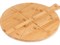 Поднос бамбуковый для пиццы с ручкой, круглый, 38,5х33 см, BAMBOO, PERFECTO LINEA - фото 191447