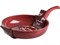 Сковорода ф 24х5.5 см, алюм., антиприг. покр., серия Cook&amp;Fun, бургундия, PERFECTO LINEA - фото 191512