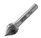 Борфреза по металлу твердосплавная, зенкер 60 град., тип-J, 12 мм Denzel